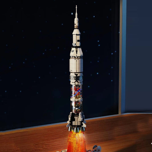 Technical Space Rocket Launch Set – 1201PCS City Aircraft Building Blocks