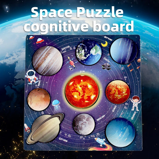 Children’s Wooden Space Planet Puzzle