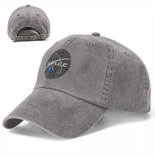 SpaceX Mars Moon Baseball Cap – Washed Unisex Snapback Hat