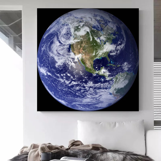 Fantasy Universe Planet Art – Modern Canvas Wall Decor