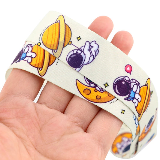 Cute Astronaut Lanyard – ID Card & Badge Holder for Kids and Space Fans