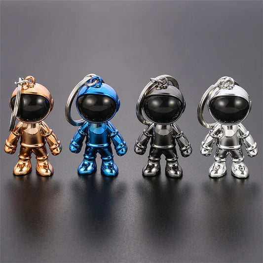 Handmade 3D Astronaut Space Robot Keychain