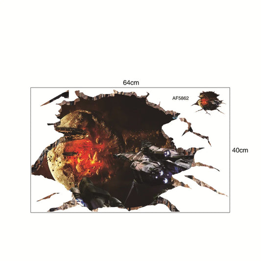 3D Star Universe Series Wall Stickers – Cosmic Space Galaxy Decoration
