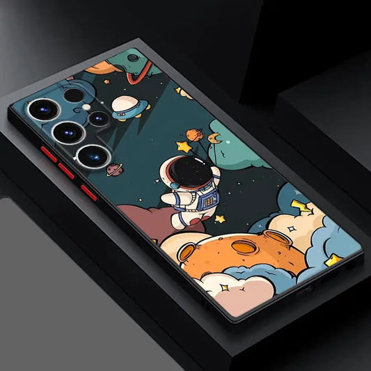 Hello Astronaut Phone Case – Soft Cover for Samsung Galaxy Series