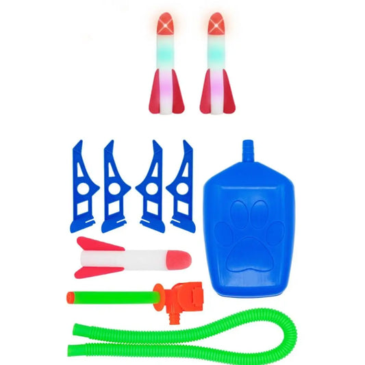 Flash Launch Foot Rocket – Kids Outdoor Stepping Rocket Toy Set
