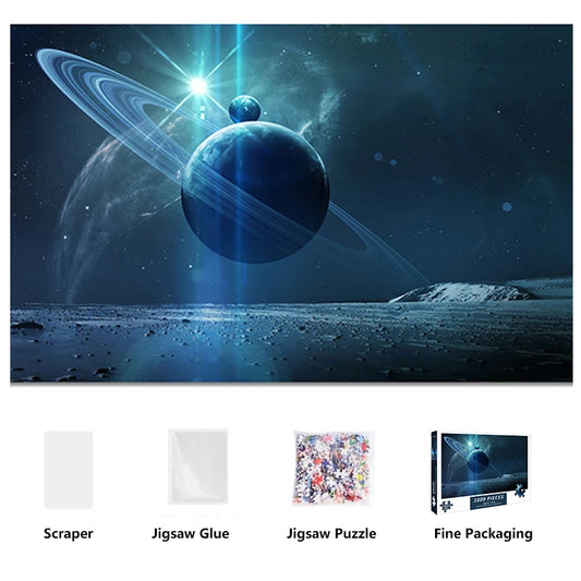 1000-Piece Planet Series Puzzle – Adult Decompression & Educational Game