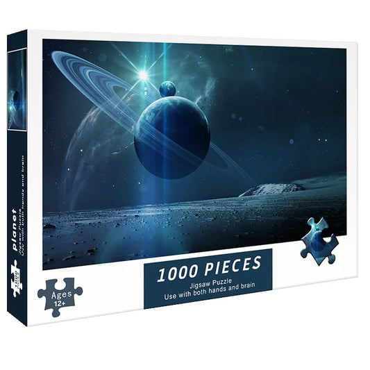 1000-Piece Planet Series Puzzle – Adult Decompression & Educational Game