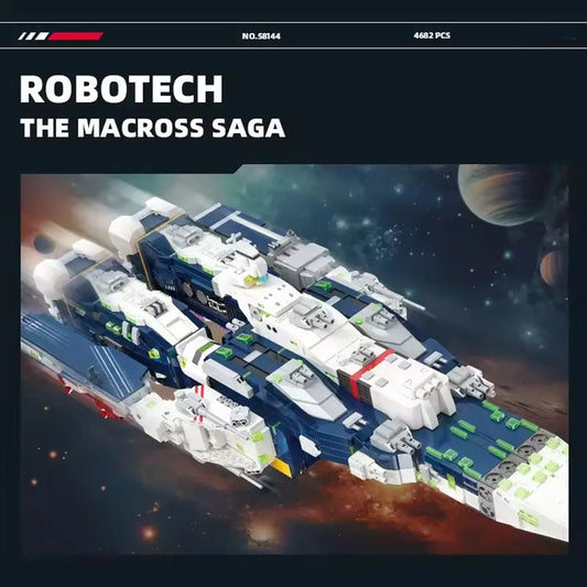 MOC Anime Spacecraft – SDF-1 Macross Building Blocks Set