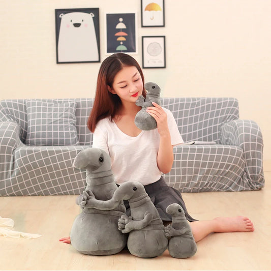 Alien Plush Statue Doll – Soft Baby Sleep Pillow Toy