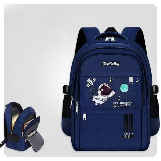 2025 Space Boys Backpack – Large Capacity & Lightweight School Bag