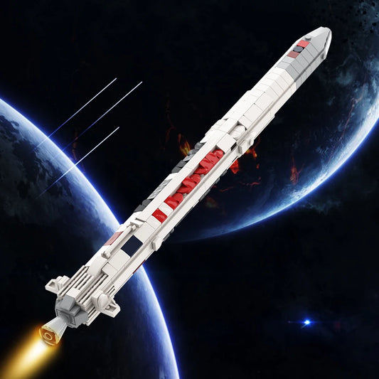Falcon Heavy Rocket – Space Launch Vehicle Building Blocks Set