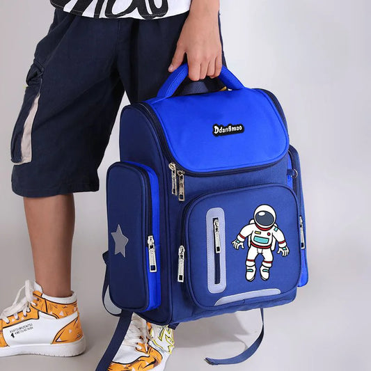 Kids Astronaut School Backpack – Waterproof Book Bag for Boys & Girls