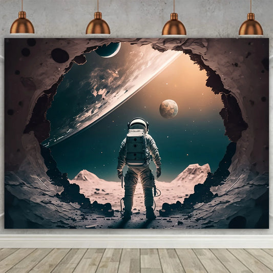 Astronaut Space Tapestry – Funny Fantasy Wall Art