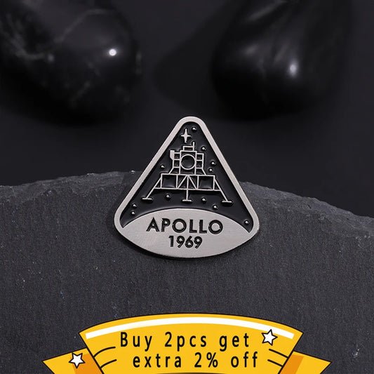 Space Program Astronaut Enamel Pins – Planet & Aviation Lapel Brooches