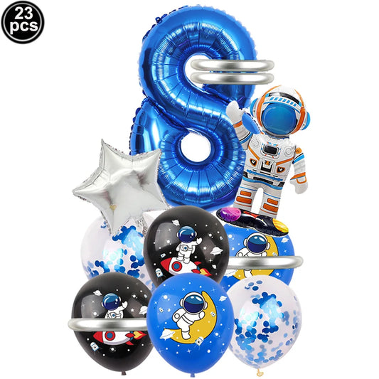 3D Astronaut Foil Balloons – Space Party Decorations for Kids