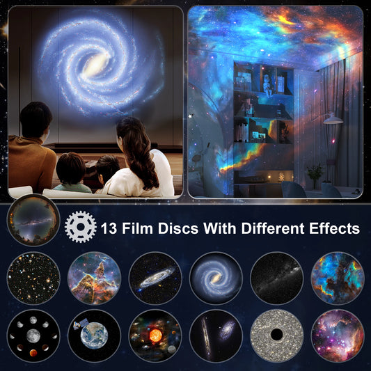13-in-1 Star Projector – Planetarium Galaxy & Aurora Night Light for All Ages