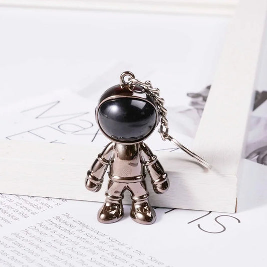 Plastic Astronaut Keychain – Space-Themed Bag Pendant & Key Holder