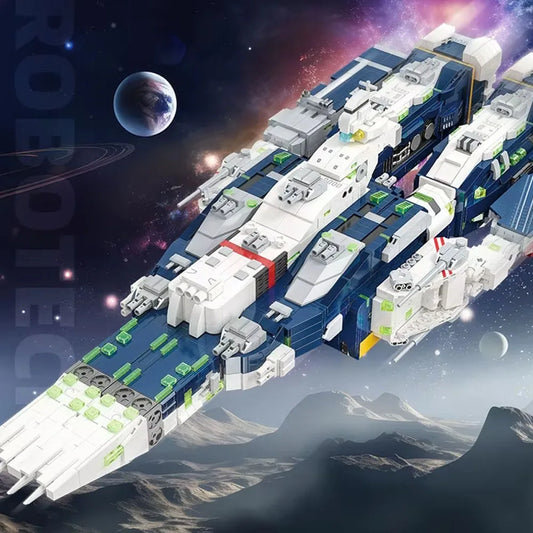 MOC Anime Spacecraft – SDF-1 Macross Building Blocks Set