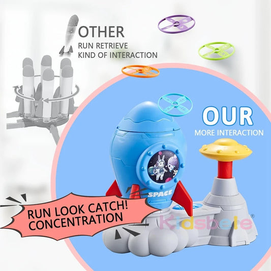 Rocket Butterfly Catching Game – Outdoor Launch Toy for Toddlers