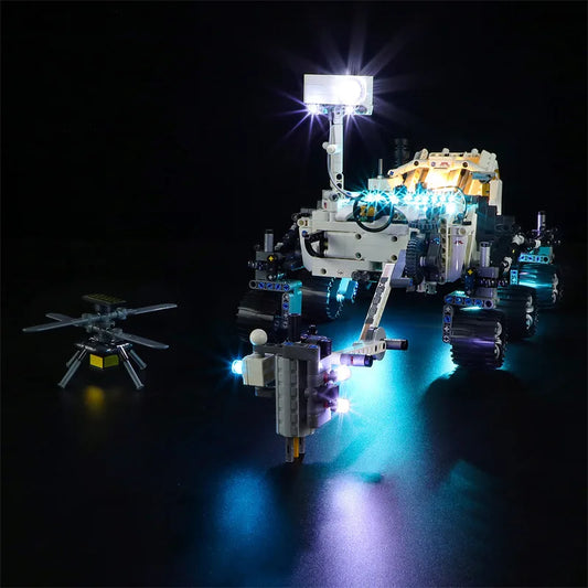 LED Light Kit for LEGO 42158 Mars Perseverance Rover (No Blocks Included)