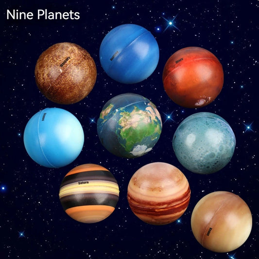 9-Piece Solar System Model Kit – Realistic Planets & Sensory Stress Relief Toys