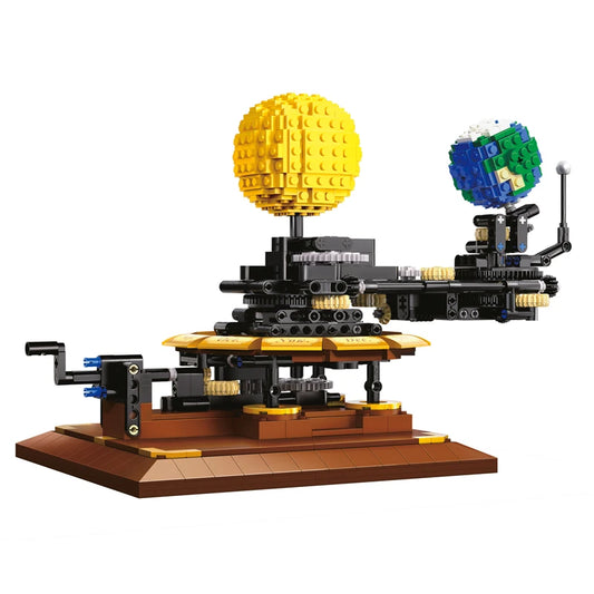 Cada Solar System Clock – 865PCS Earth & Sun Building Blocks Set