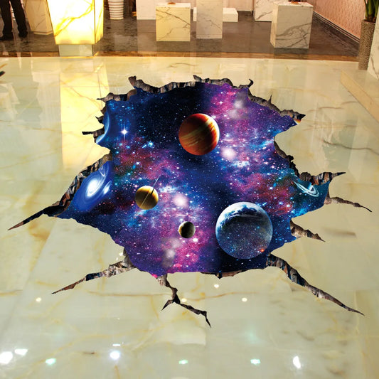 3D Star Universe Series Wall Stickers – Cosmic Space Galaxy Decoration