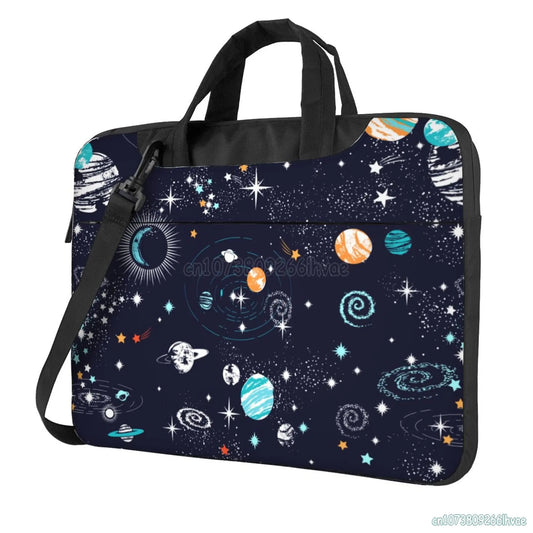 Blue Galaxy Laptop Sleeve – Water-Resistant 15.6" Carrying Case with Handle