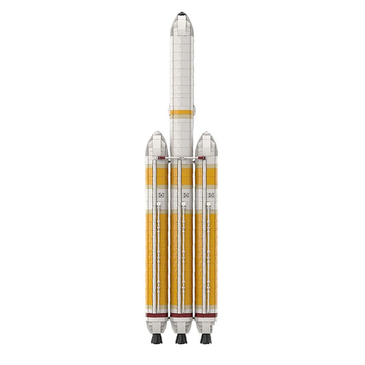 MOC Delta IV Heavy with Parker Solar Probe – Saturn V Scale Rocket Building Blocks Set