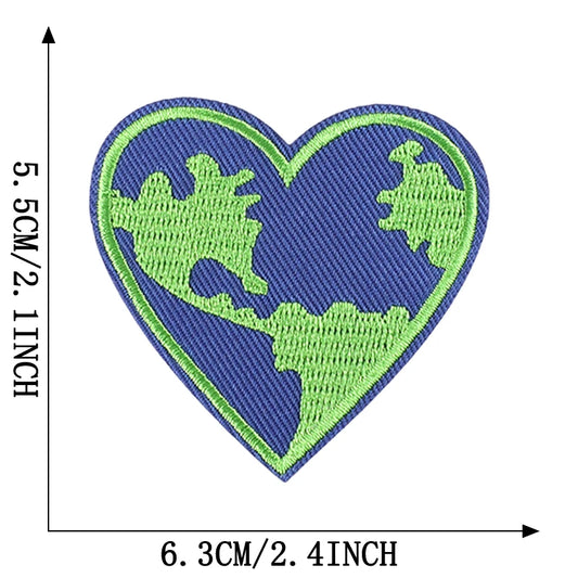 Kids Space Embroidered Patches – Iron-On Rocket, Star & UFO Appliqués