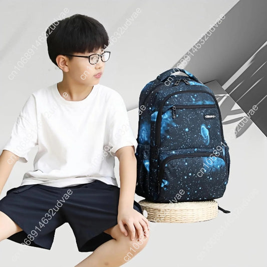 MITOWERMI Galaxy Kids Backpack – Elementary School Bag for Boys & Girls