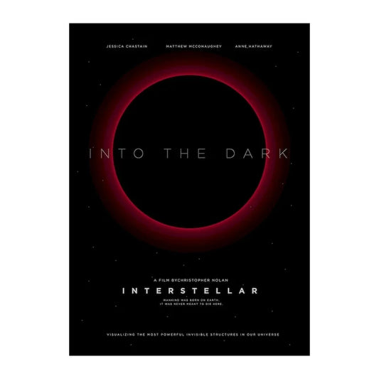 Interstellar Movie Canvas Painting – Space Universe Astronaut Wall Art