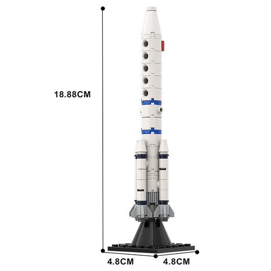 Falcon Heavy Rocket – Space Launch Vehicle Building Blocks Set