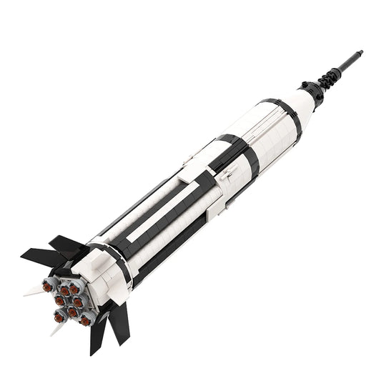 NASA Saturn 1B Gobricks Model – MOC 1:110 Scale Rocket Set