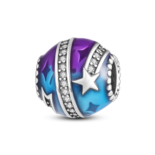925 Sterling Silver Astronaut Star Charm