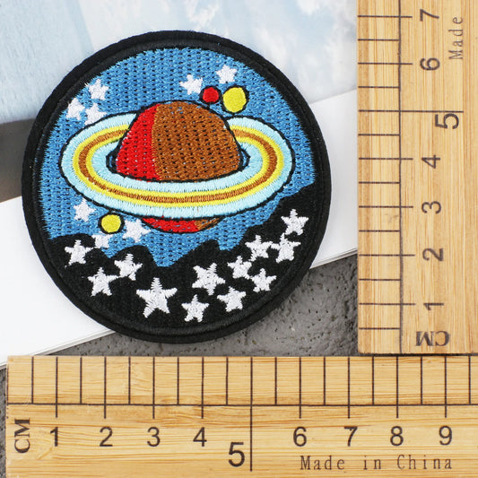 Astronaut Embroidery Patch – Space-Themed Iron-On Cloth Sticker