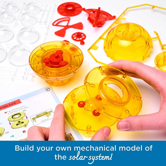 Orbiting Solar System STEM Kit – DIY Rotating Planet Model Toy