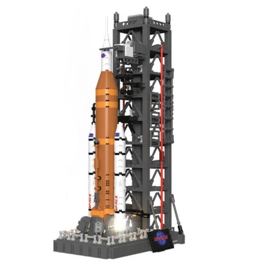 Mini Space Launch Rocket Set – Aerospace Model Building Blocks