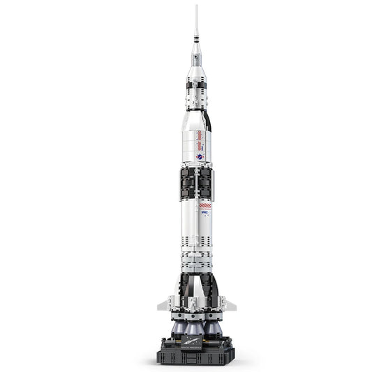 Saturn V Rocket – Heavy Launch Vehicle Building Blocks Set (613 Pcs)
