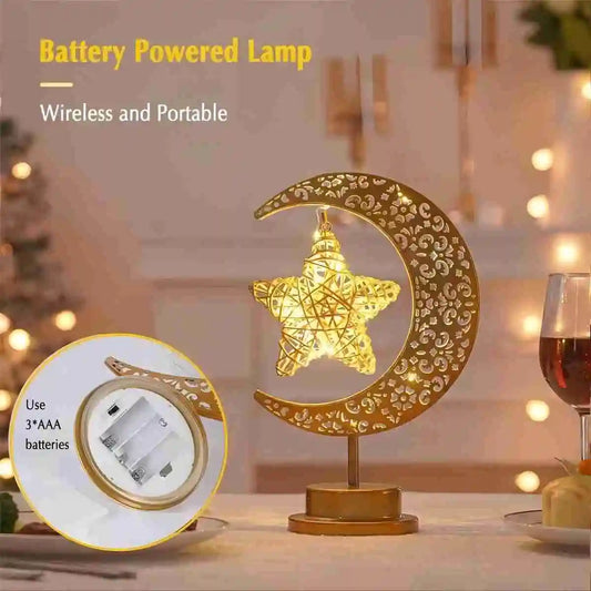 Gurbana Orb Star Moon Lamp – LED Hollow Table Light