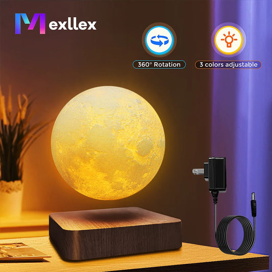 Levitating Moon Lamp – Magnetic Floating LED Light