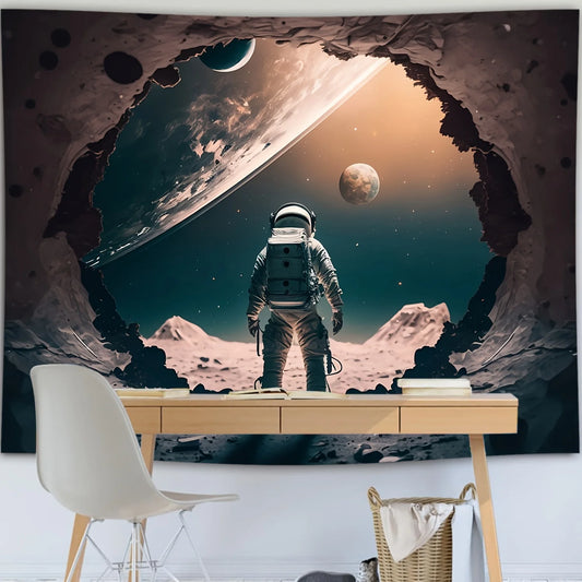 Astronaut Space Tapestry – Funny Fantasy Wall Art