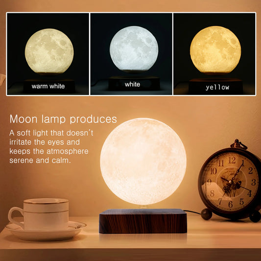 Levitating Moon Lamp – Magnetic Floating LED Light