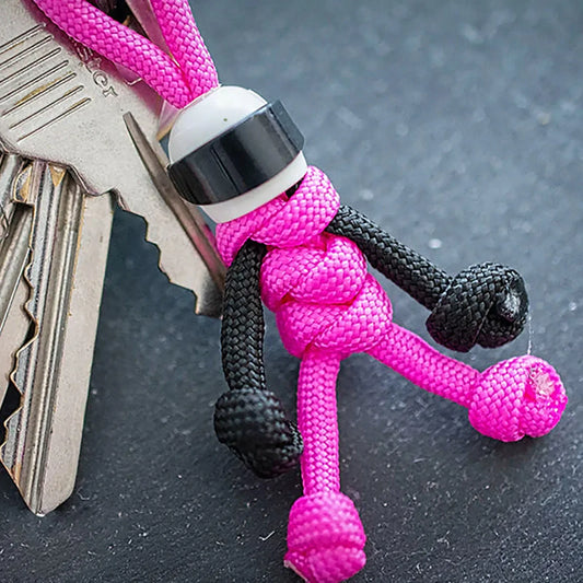 Motorcycle Helmet Rope Keychain – Creative Biker Mini Pendant