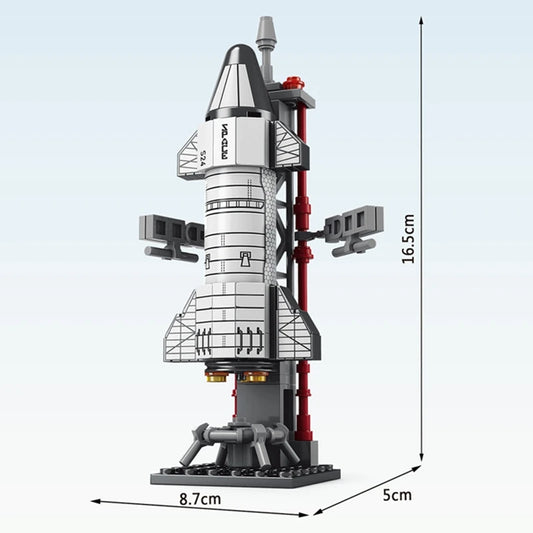 Aviation Spaceport – Space Shuttle Rocket Launch Center Building Set