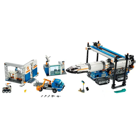 NASA Rocket Assembly Blocks – Space Center MOC Building Set