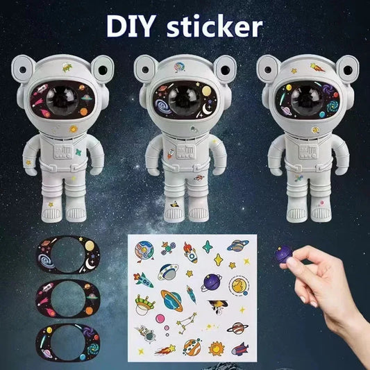 Astronaut Galaxy Projector Lamp – LED Star Night Light with Bluetooth Speaker