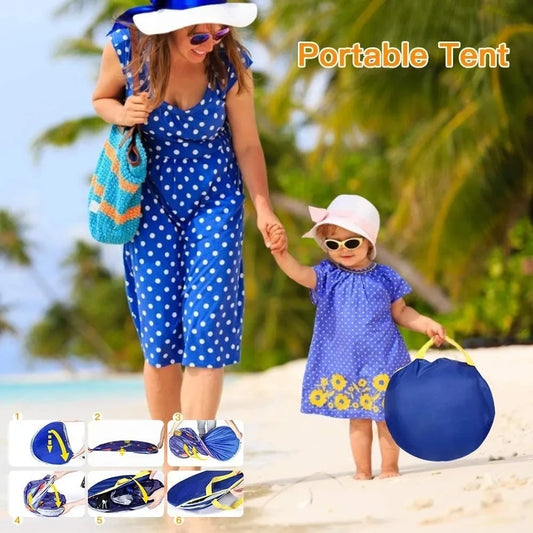 Portable Foldable Kids Play Tent – Princess & Prince Castle Toy House