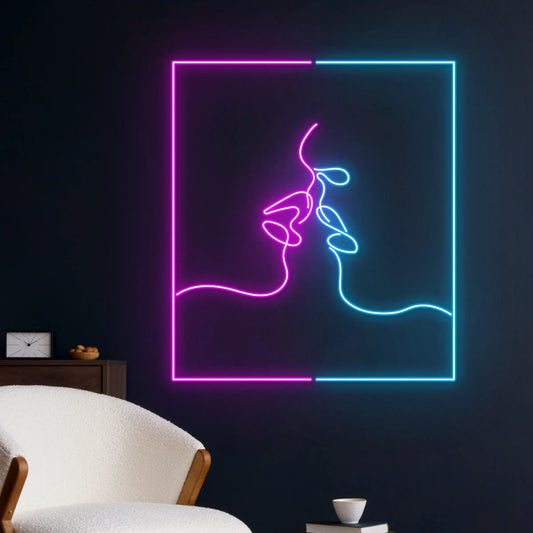 Astronaut UV Neon Sign – Custom Anime Space Wall Art for Kids & Gamers